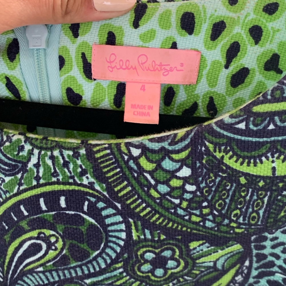 Lilly Pulitzer Leopard print shift dress - Picture 3 of 3